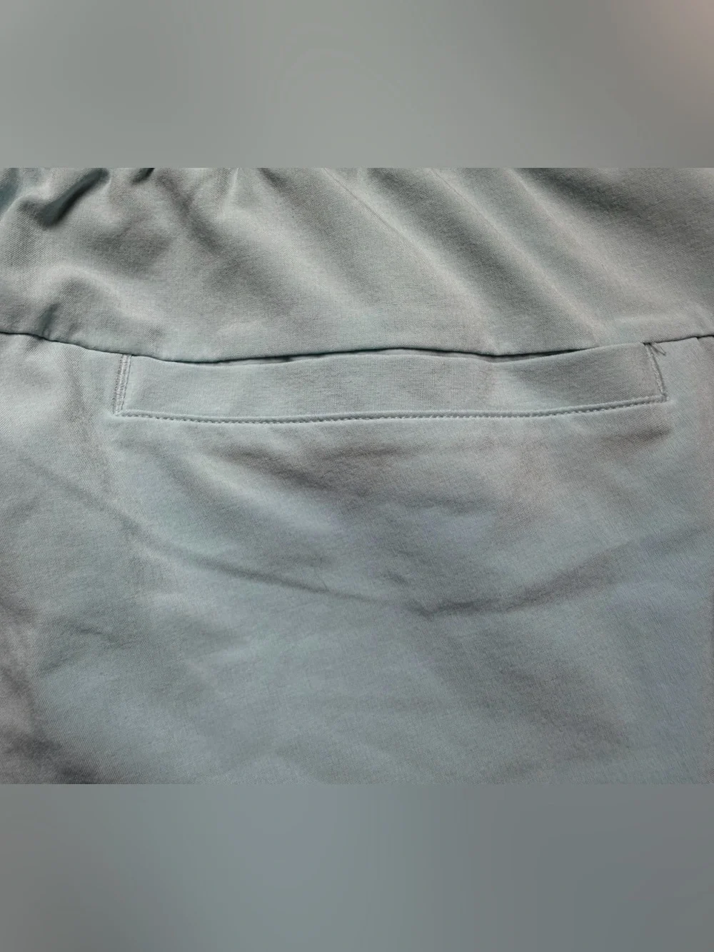 Lululemon Women’s Athletic Running Shorts Size 8 Light Aqua Back Pocket